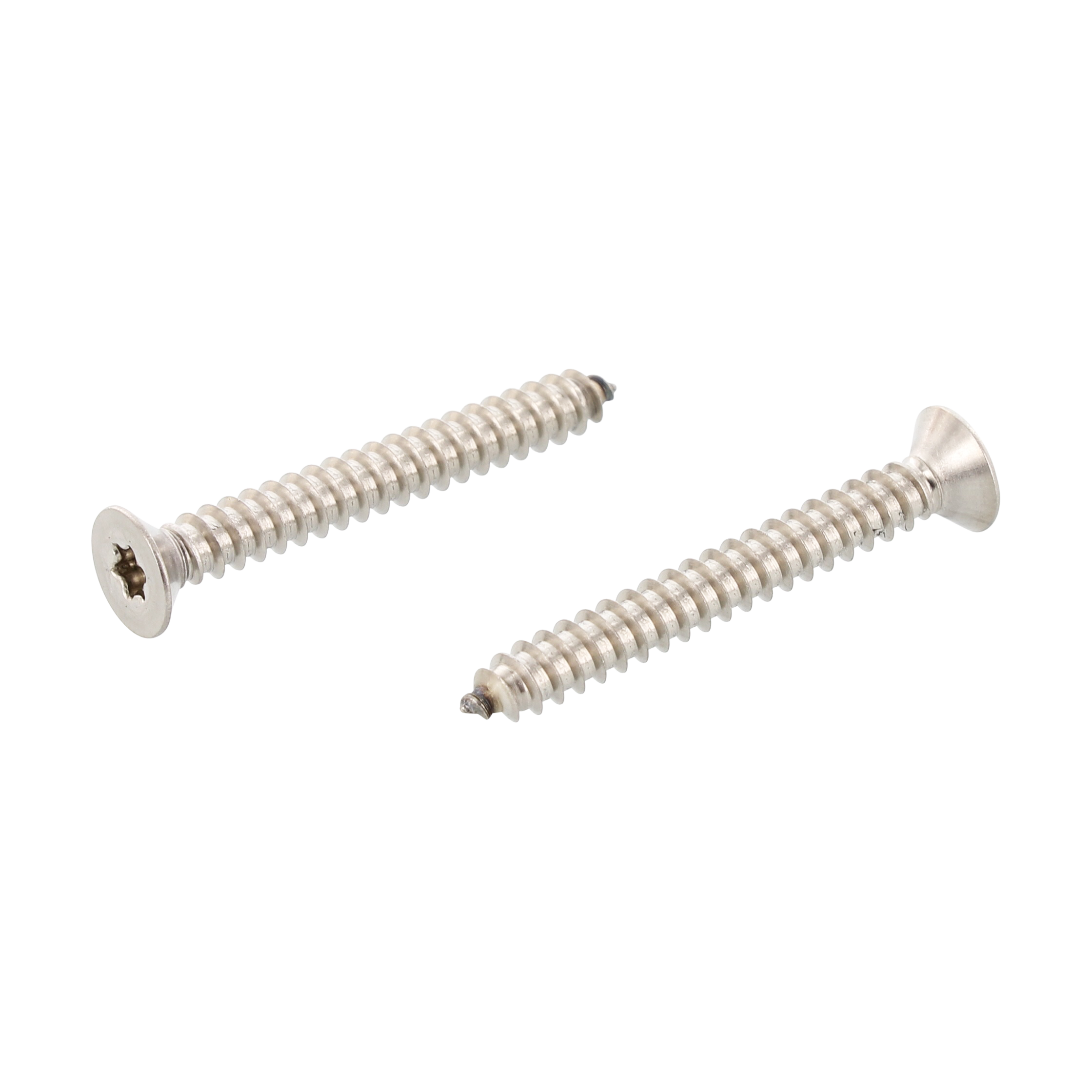 PLATESKRUE MED SENKHODE OG TX ISO 14586 SYREFAST A4, SPISS ENDE